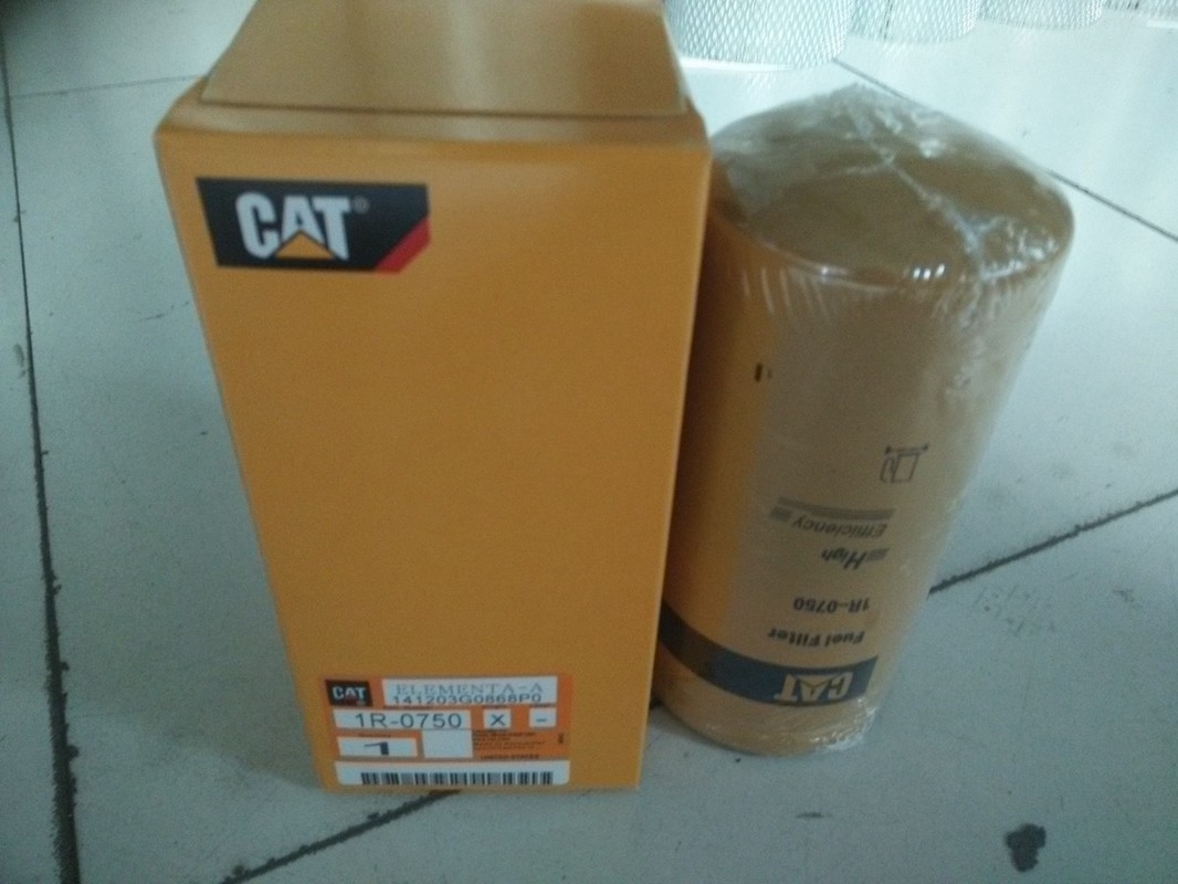 Фильтр топлива CAT 1r0750 для аттестации экскаватора ROHS 336D 345D 349D